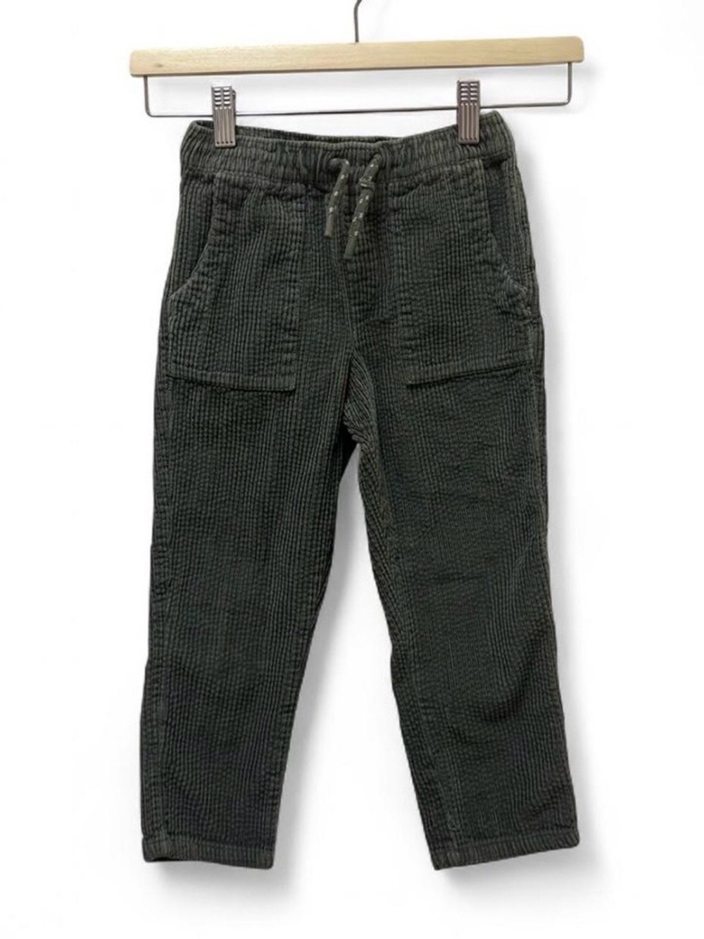 Easy Peasy Kids Olive Green Corduroy Joggers Pull-On 5T